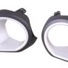Deon's Auto Panels Ford Ranger Fog Lamp Cover With Hole - Silver - LH/RH 2012+