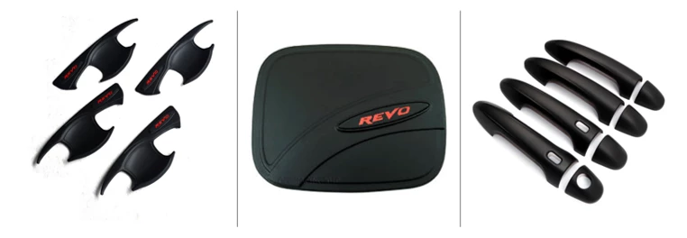 NISSI Toyota Hilux Revo Door Handle Covers, Door Bowls & Fuel Cap Cover Set 3 NISSI Toyota Hilux Revo Door Handle Covers, Door Bowls & Fuel Cap Cover Set