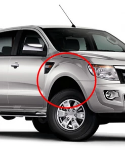 ARMOURTEC Ford Ranger Front Fender With Side Lamp Hole LH/RH 2012+ PAINTED MOONTLIGHT SILVER