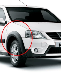 Deon's Auto Panels Nissan NP200 PAINTED Front Fender With Side Lamp Hole & Fender Moulding Hole RH/LH 2008+